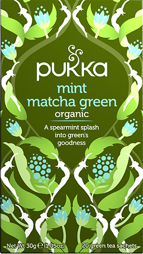 Pukka Mint matcha green tea bio FT 20 sachets